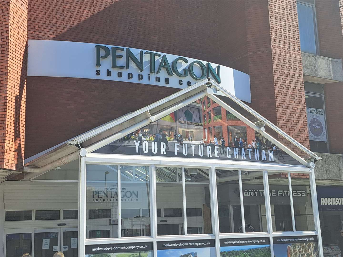 A man has been arrested after the alleged incidents at the Pentagon Centre in Chatham