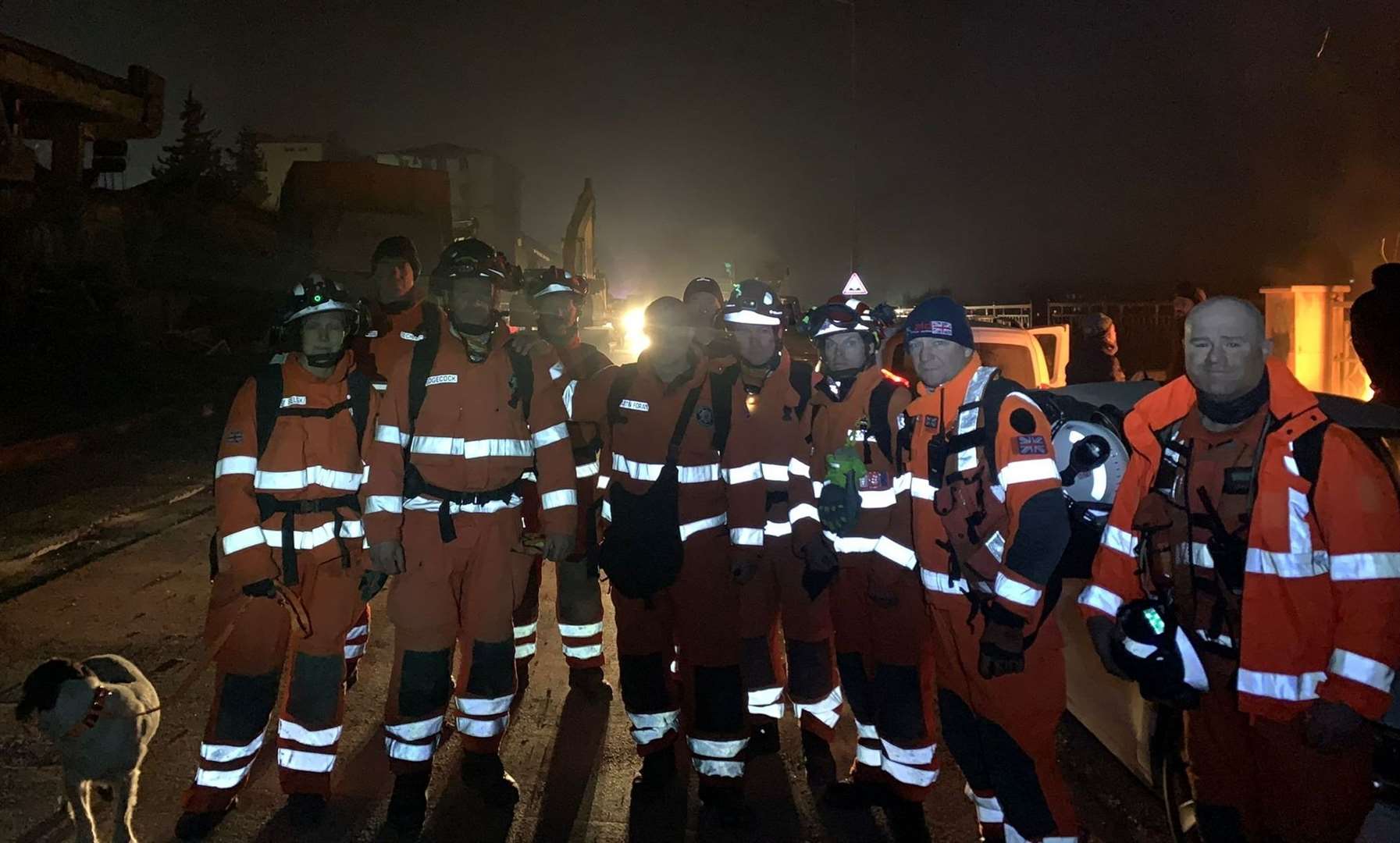 Three of Kent Fire and Rescue Service's technical rescue firefighters have joined the the UK International Search and Rescue team in Turkey. Picture: KFRS