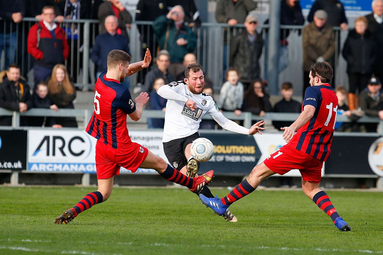 Ryan Hayes in action for former side Dartford Picture: Andy Jones