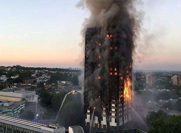 The Grenfell Tower fire broke out on June 14, 2017