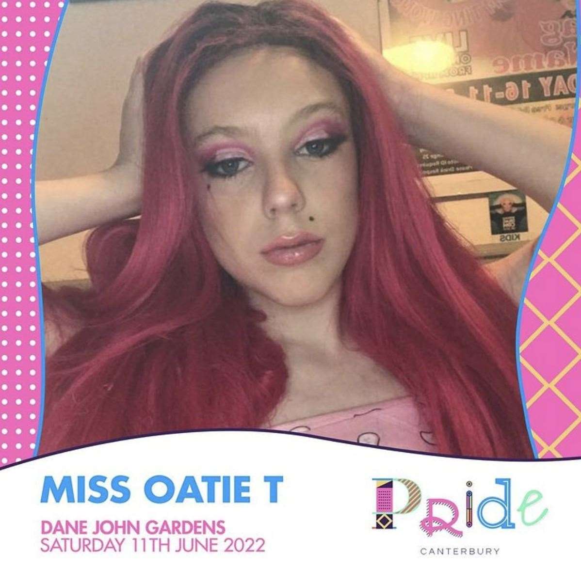 This will be the second time Miss Oatie T will take to the stage in Dane John Gardens. Picture: Canterbury Pride