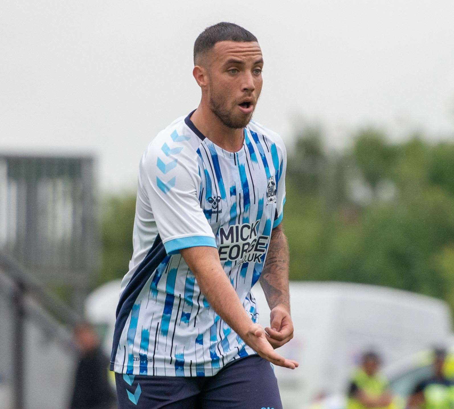 Samir Carruthers in action for Cambridge United Picture: Simon Lankester