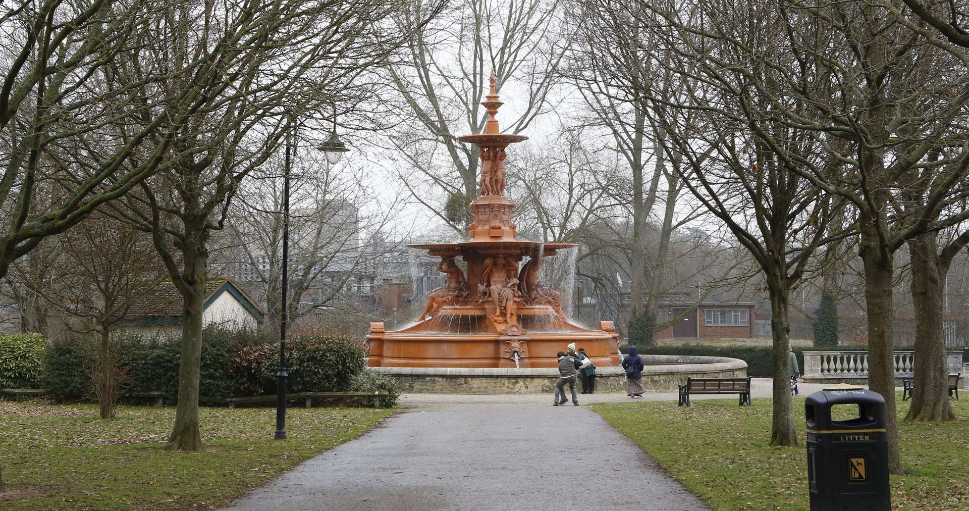 The fountain at Victoria Park, Ashford Picture: Andy Jones