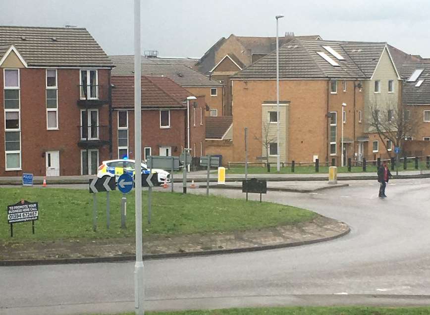 Police have closed Staplehurst Road. Picture: Twitter.