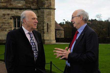 Trevor Sturgess, KM Business Editor interviews Vince Cable, Secretary of State at Leeds Castle to address the Kent Branch of Institute of Directors