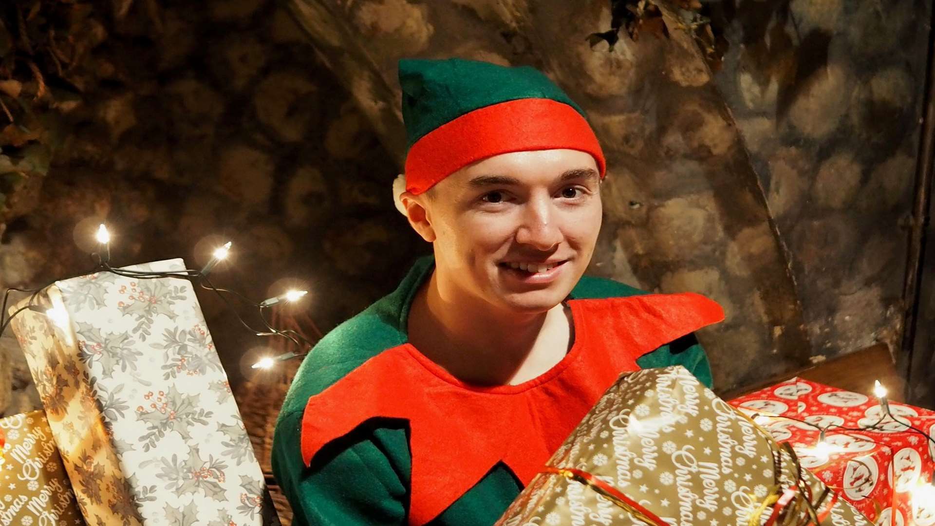 An elf will help with your Christmas list at Canterbury Tales