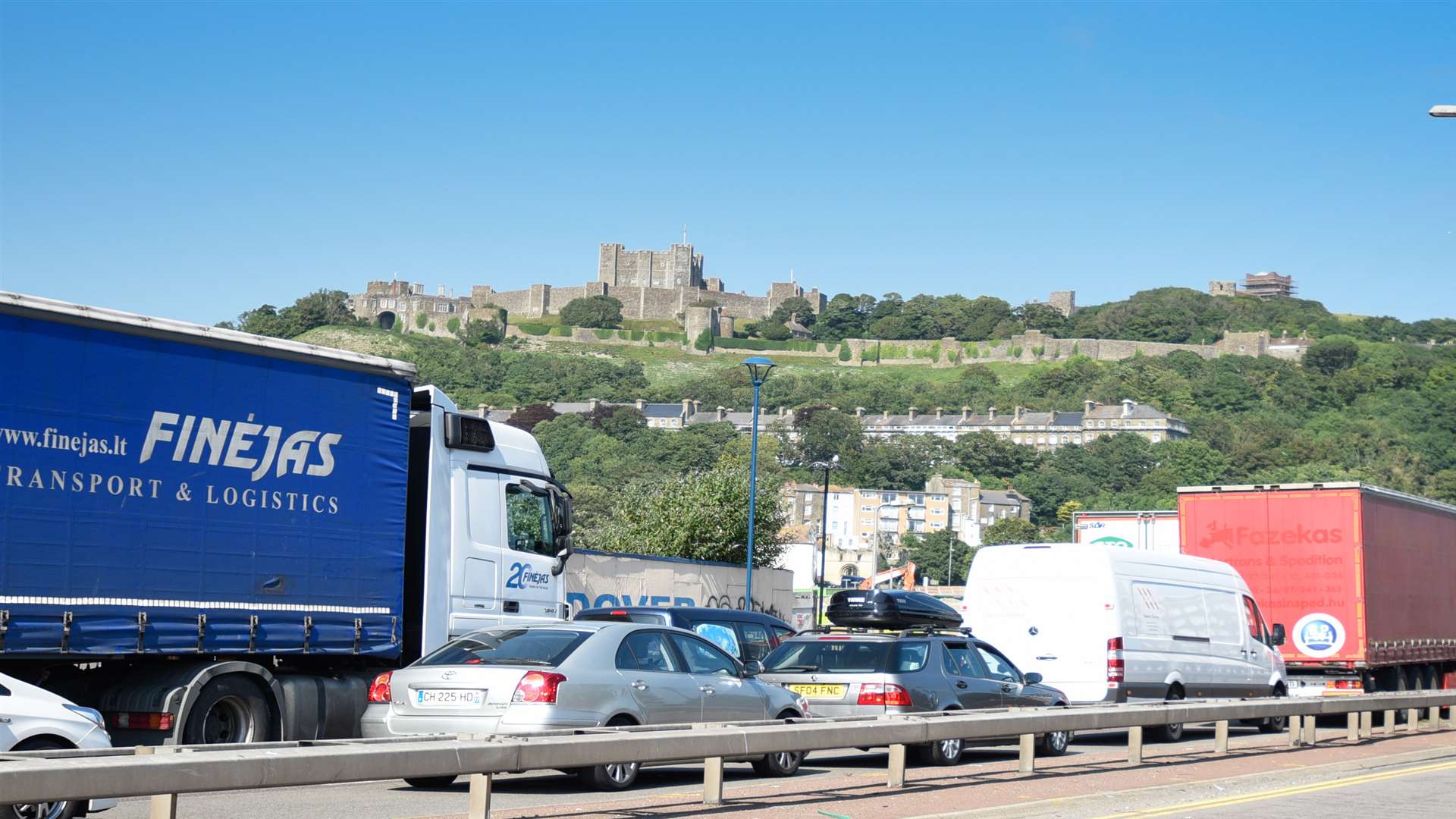 Last year's Black Saturday, Dover. It happened without the complications of Brexit.