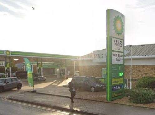The BP petrol station and shop in Garlinge, Thanet
