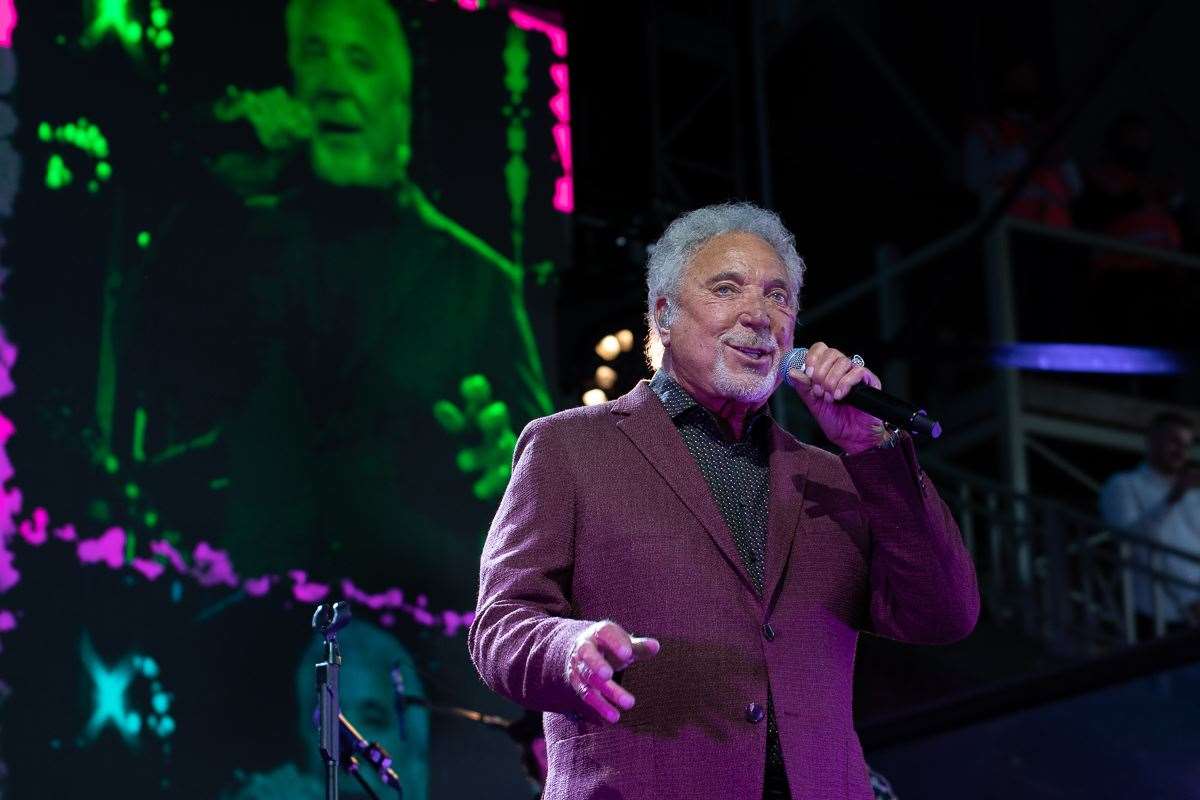 Tom Jones will be performing at Dreamland over two nights. Picture: Mark Ellis