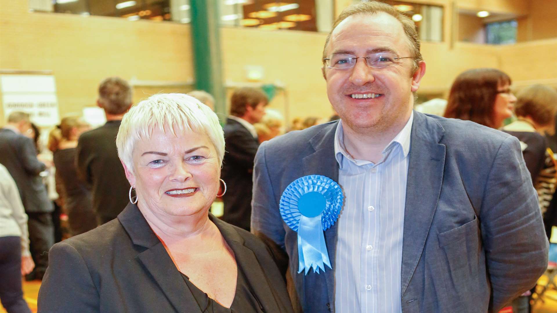 Sue Bell and David Lettington (Con) elected in Snodland East. Picture: Matthew Walker