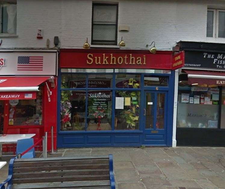 The Sukhothai in Windmill Street has seen a reduction in footfall Photo: Google