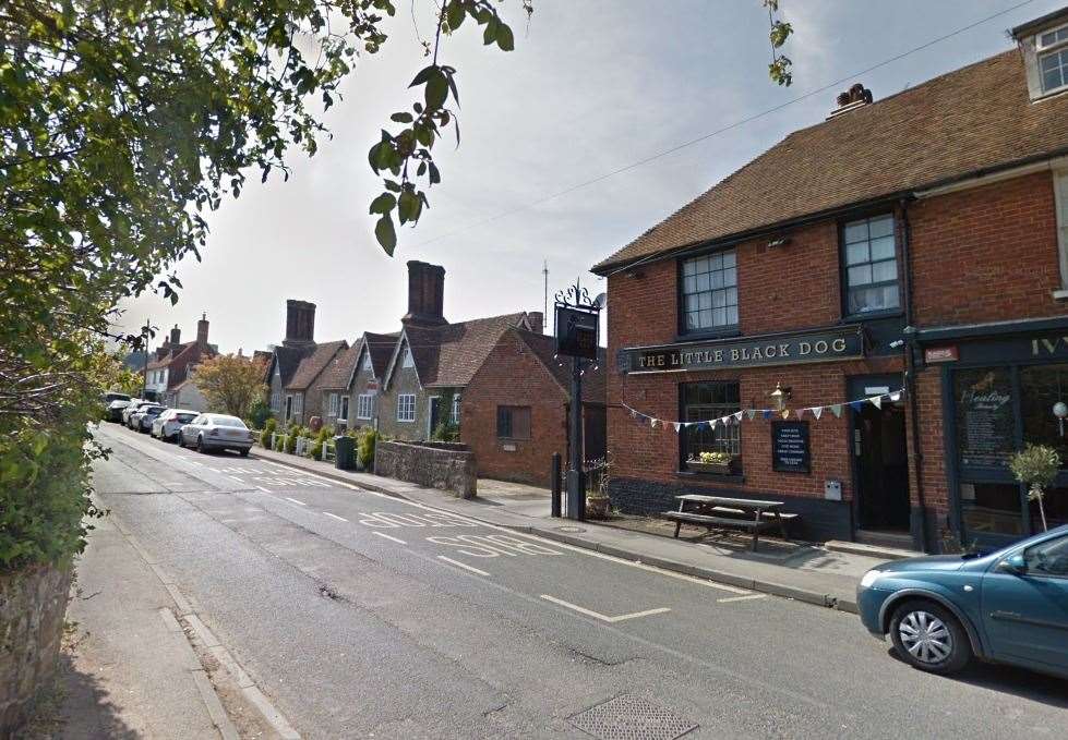 The Little Black Dog pub in The Street in Great Chart near Ashford. Picture: Google Street View