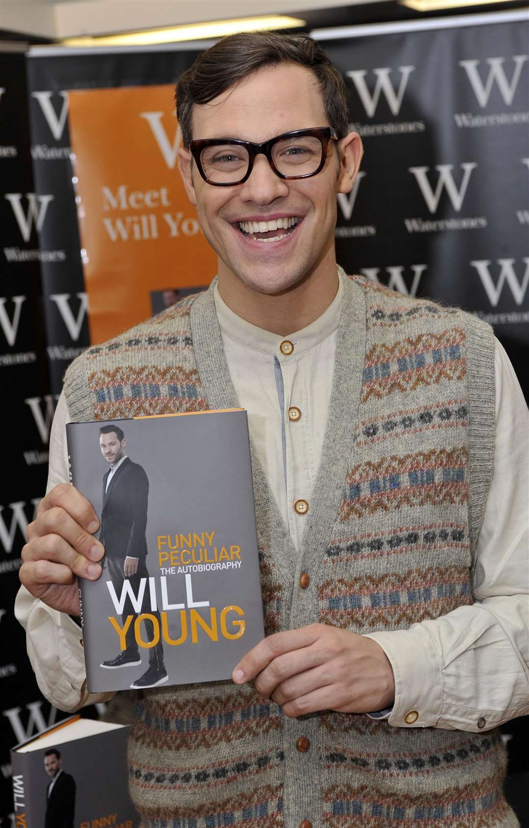 Will Young at Waterstones. Picture: Nick Johnson