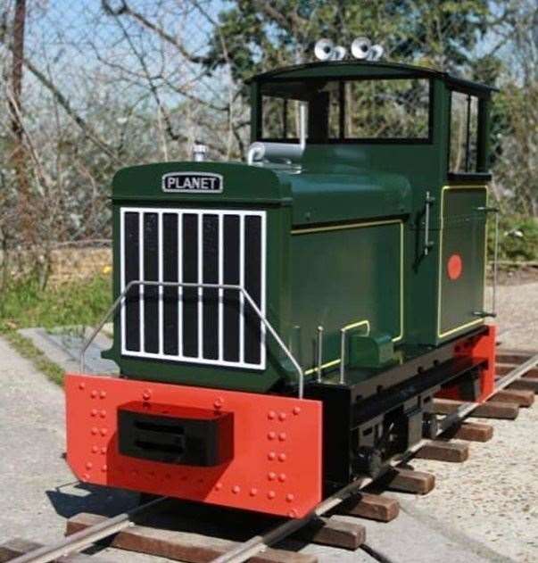 The stolen locomotive from the East Kent Railway Trust. Picture: Kent Police