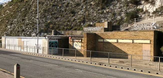 The former Western Undercliff cafe in Ramsgate has been derelict since 2015