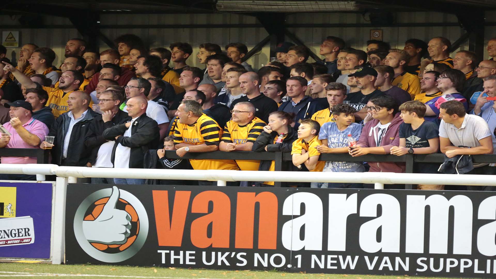 Maidstone were allocated 800 tickets for the game against Ebbsfleet at Stonebridge Road Picture: Martin Apps