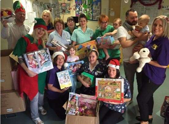 Last year kmfm visited various children's hospitals across Kent