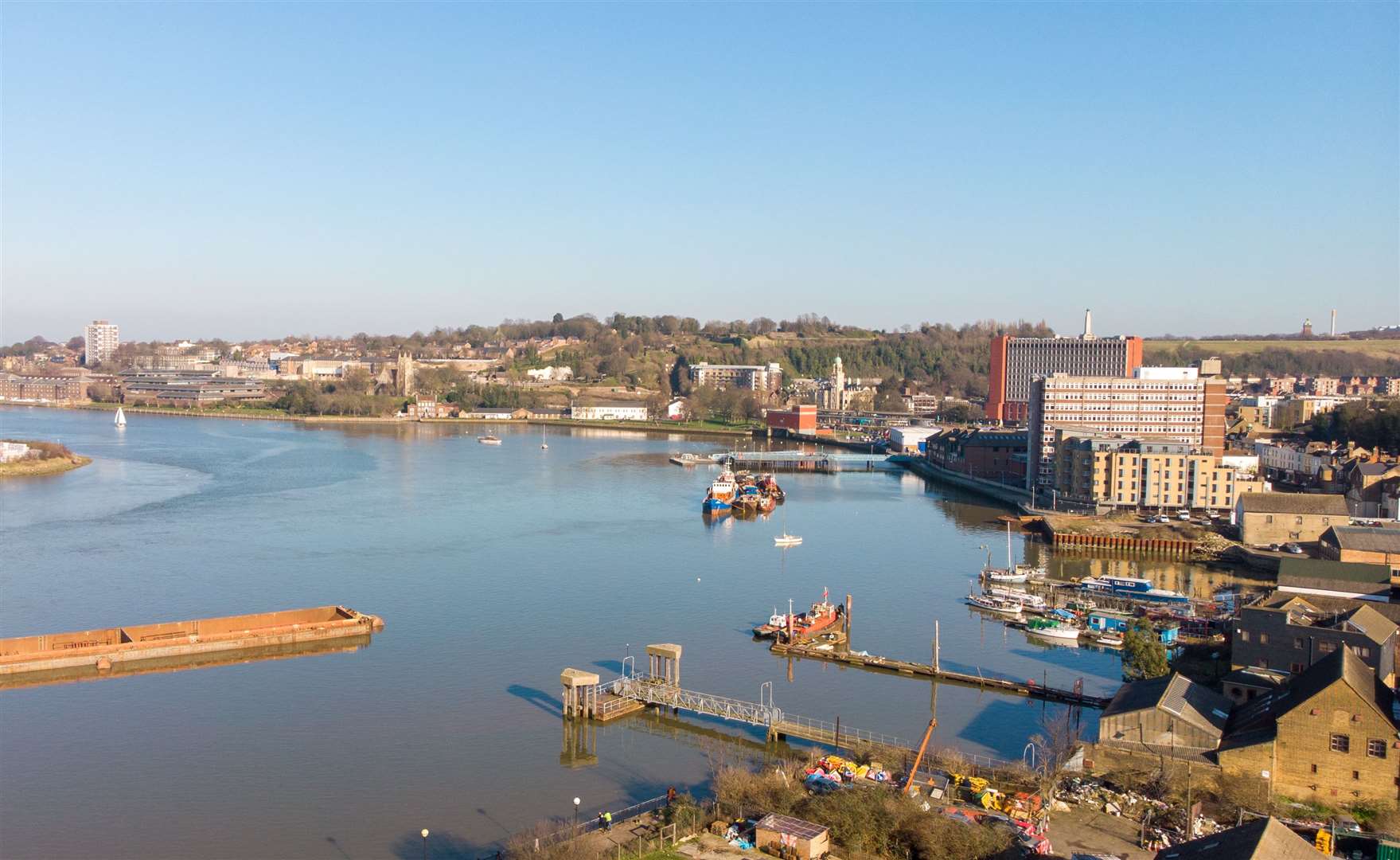 Aerial view of Medway. Photo: Stock