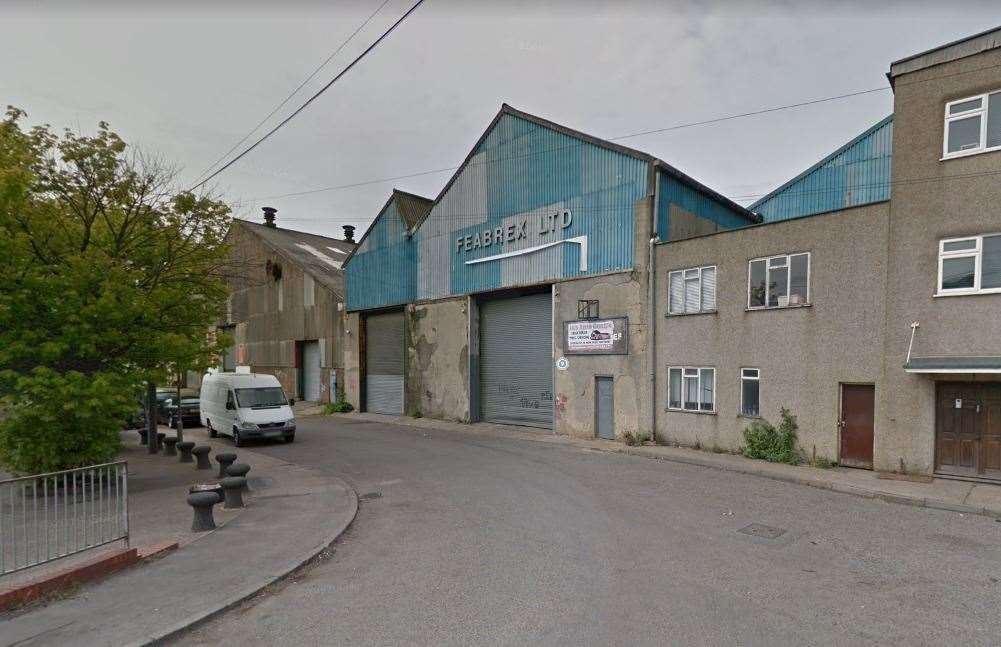 The industrial units are set to make way for a new waterside development in Gravesend. Picture: Google