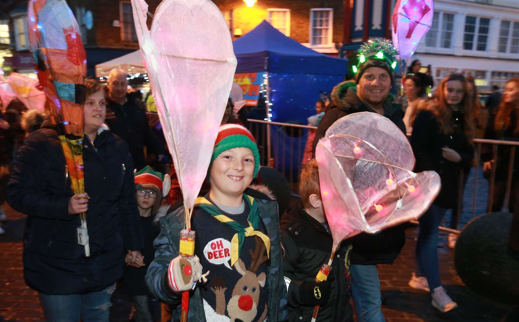 Last year's Christmas lights switch on in Sheerness Picture: John Westhrop