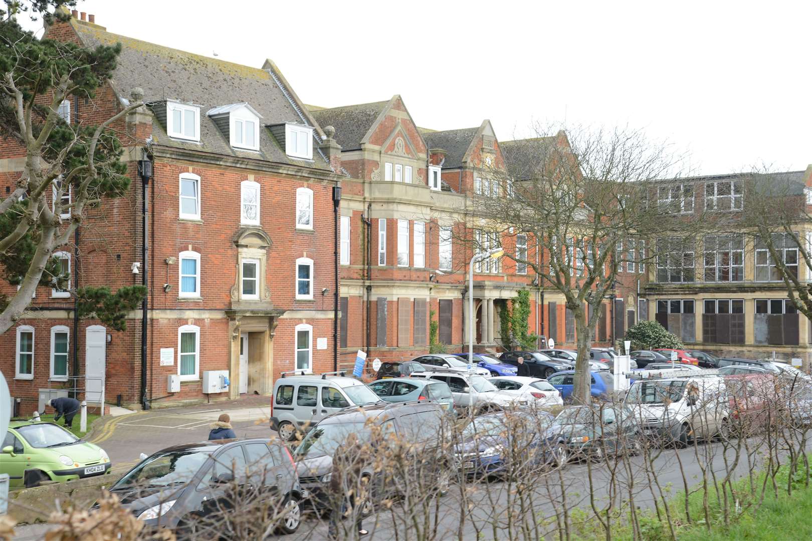 The new system at Royal Victoria Hospital, Folkestone, is to support social distancing Picture: Gary Browne