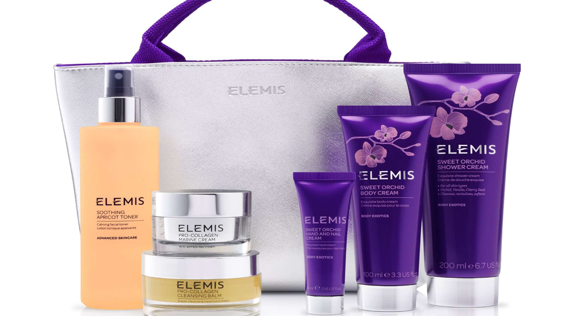 FOR HER: It's back and it's more beautiful than ever: Elemis and QVC have once again teamed up to offer a pair of Sensational Skin Collections, in Frangipani Monoi or new Sweet Orchid scents, at a massive discount - but for one day only. The six-piece sets (plus a silver tote bag), worth over £130, will be on sale for under £45 from midnight on November 15, so make sure you've got the date in your diary.