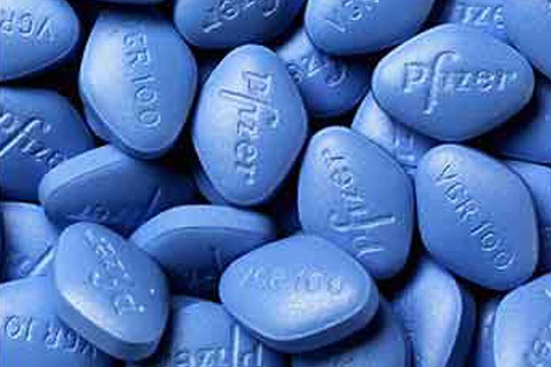 Blue Viagra tablets