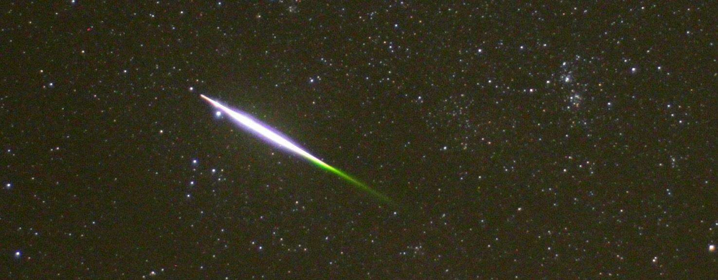 A fireball, like this one seen in Whitstable in 2016, amazed Kent stargazers on Friday. Stock picture.
