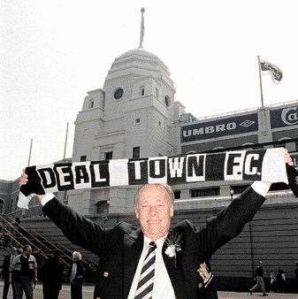 Deal Town chairman Roy Smith at Wembley Picture: Paul Dennis