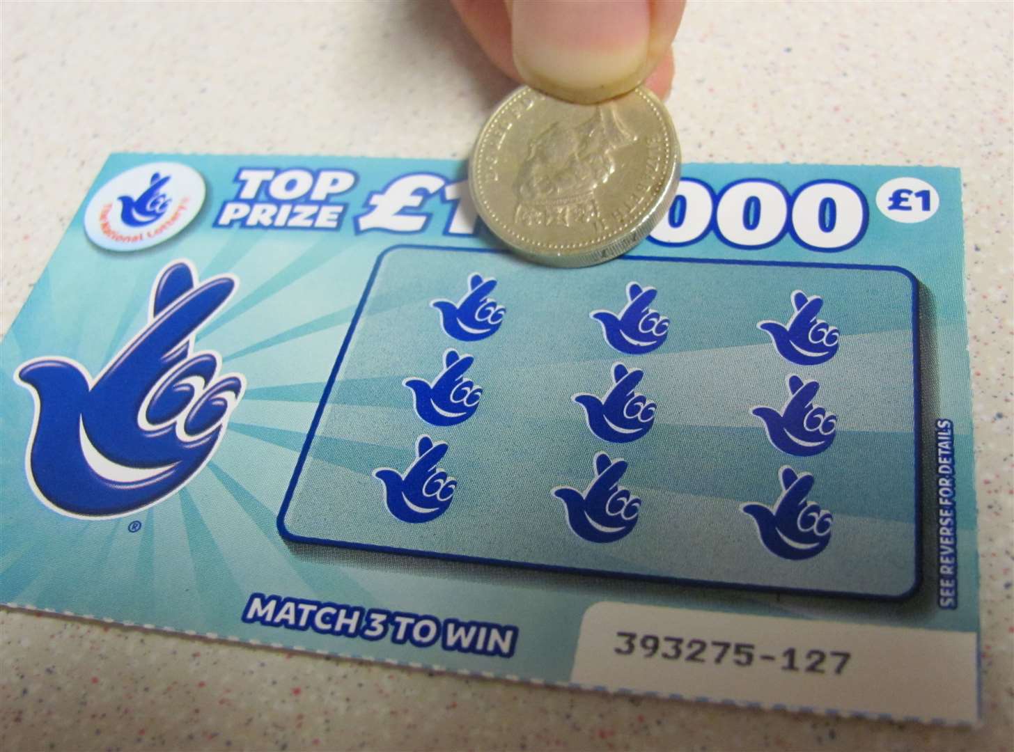 The duo had been winning and losing and scratchcards