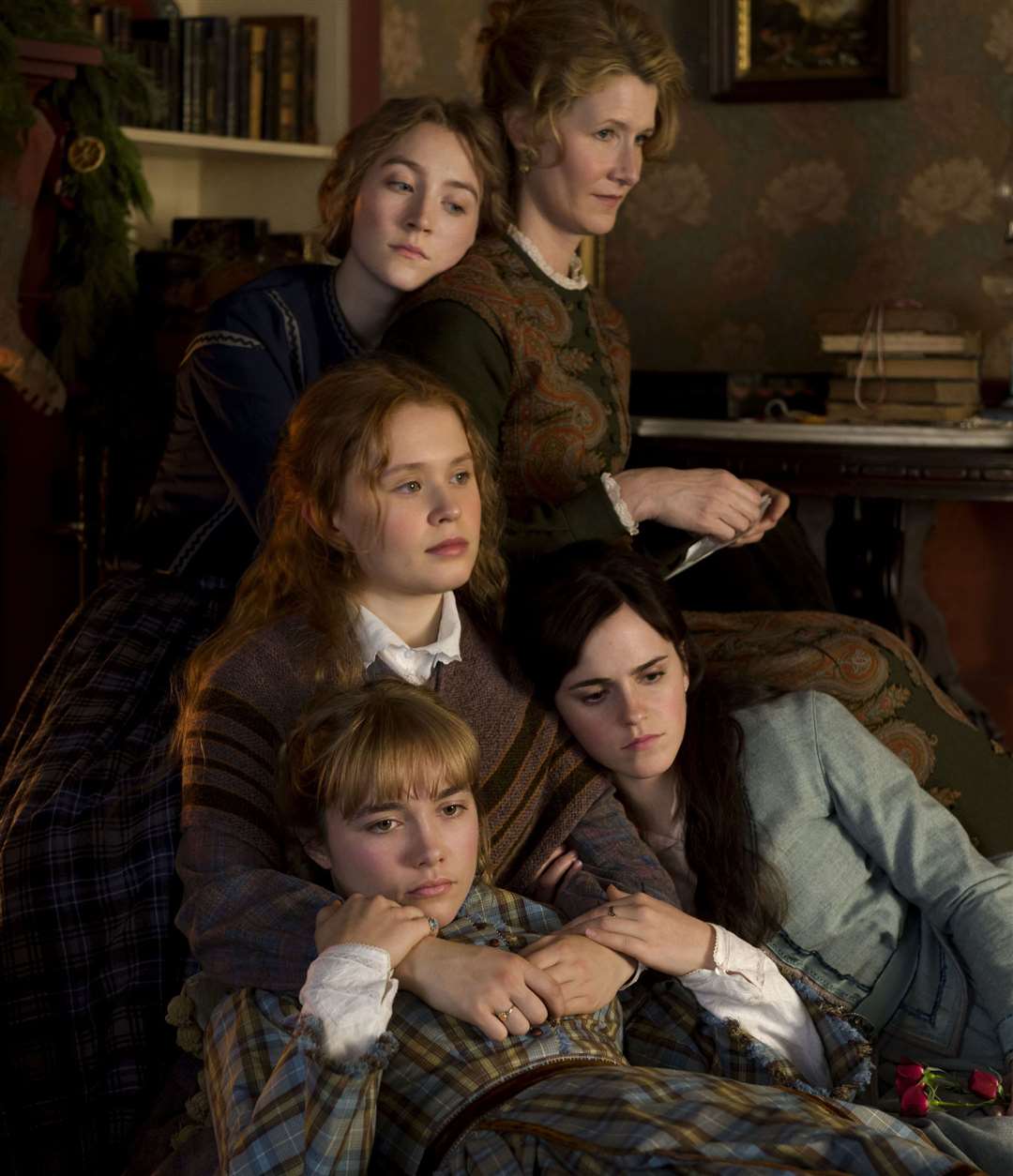 Saoirse Ronan, Laura Dern, Eliza Scanlen, Florence Pugh and Emma Watson in Greta Gerwig's Little Women