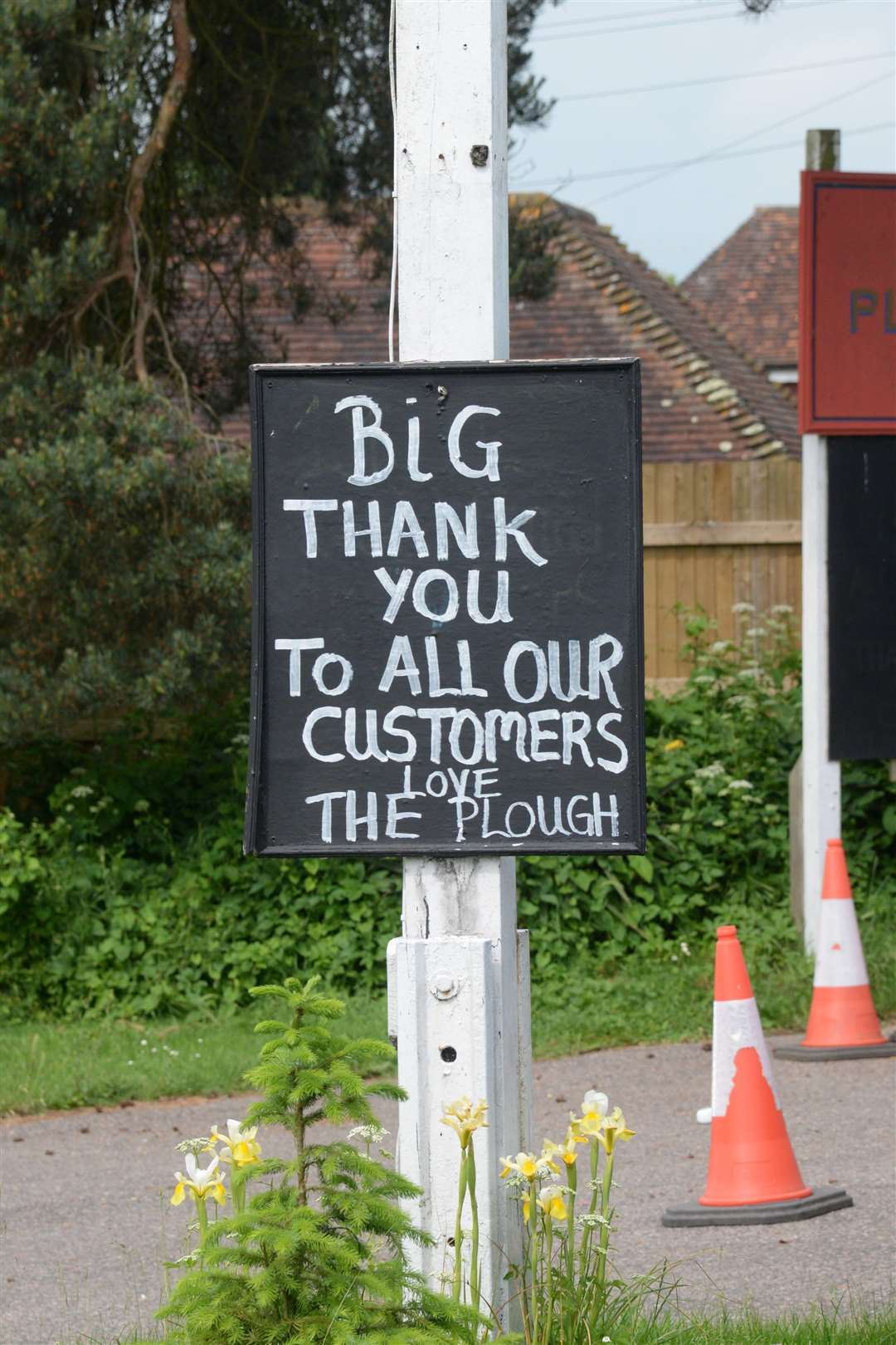 A sign put up at the site. Picture: Chris Davey