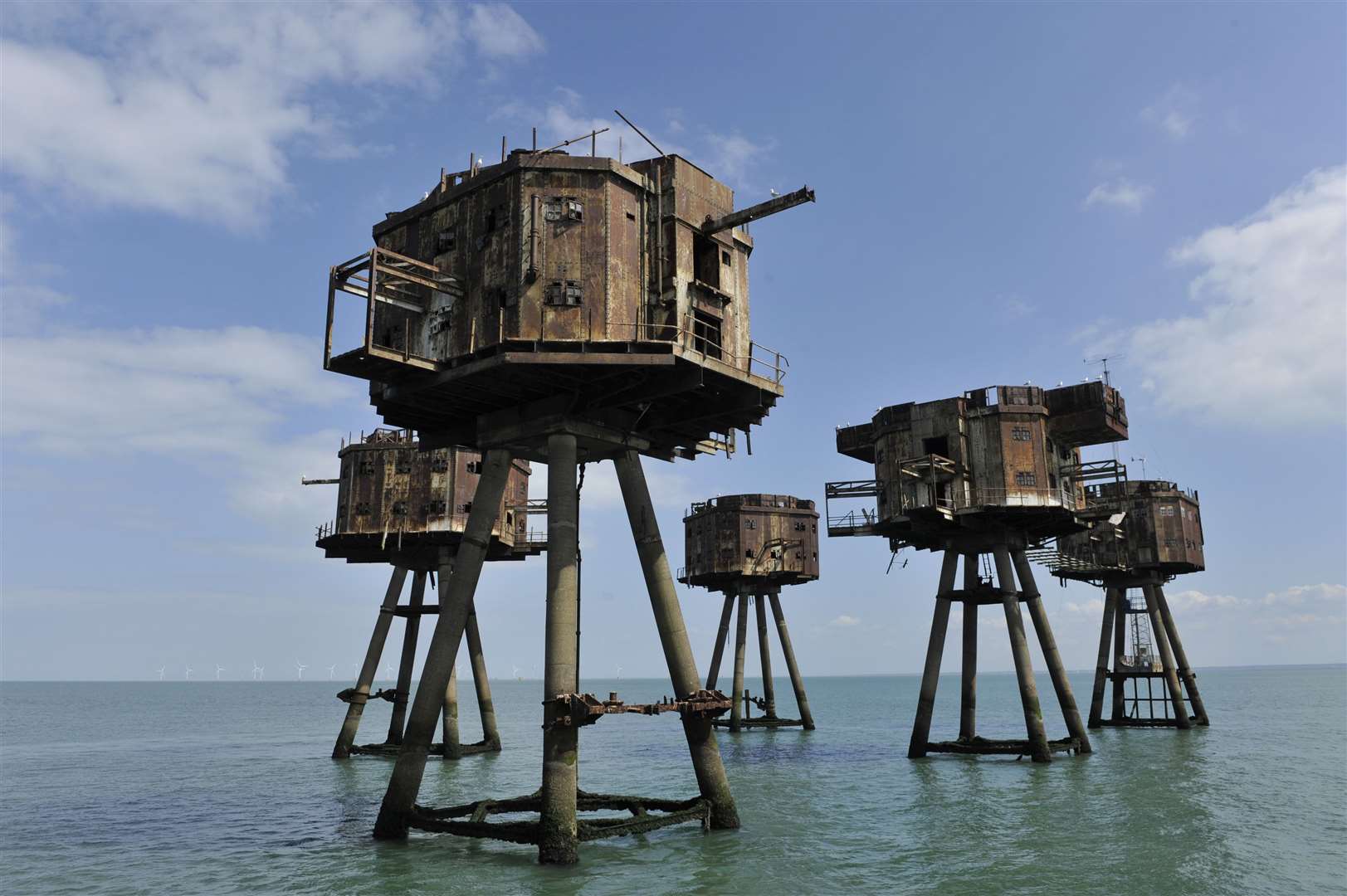The sea forts are popular with boat trips. Picture: Tony Flashman
