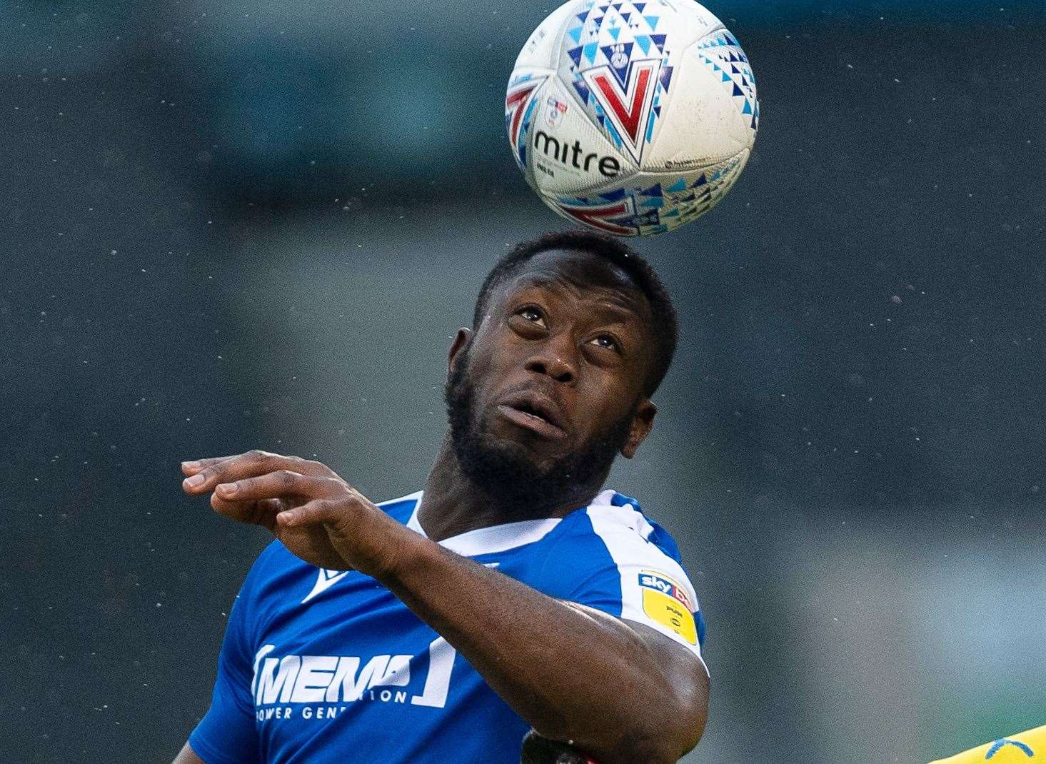 John Akinde produced a commanding performance for Gillingham at Rochdale