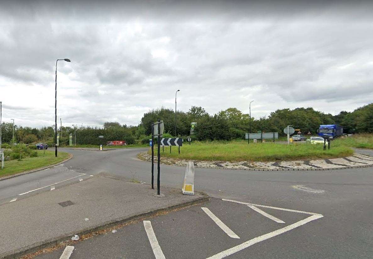 The crash took place on the A21, close to the Blue Boys Roundabout, near Tunbridge Wells. Picture: Google