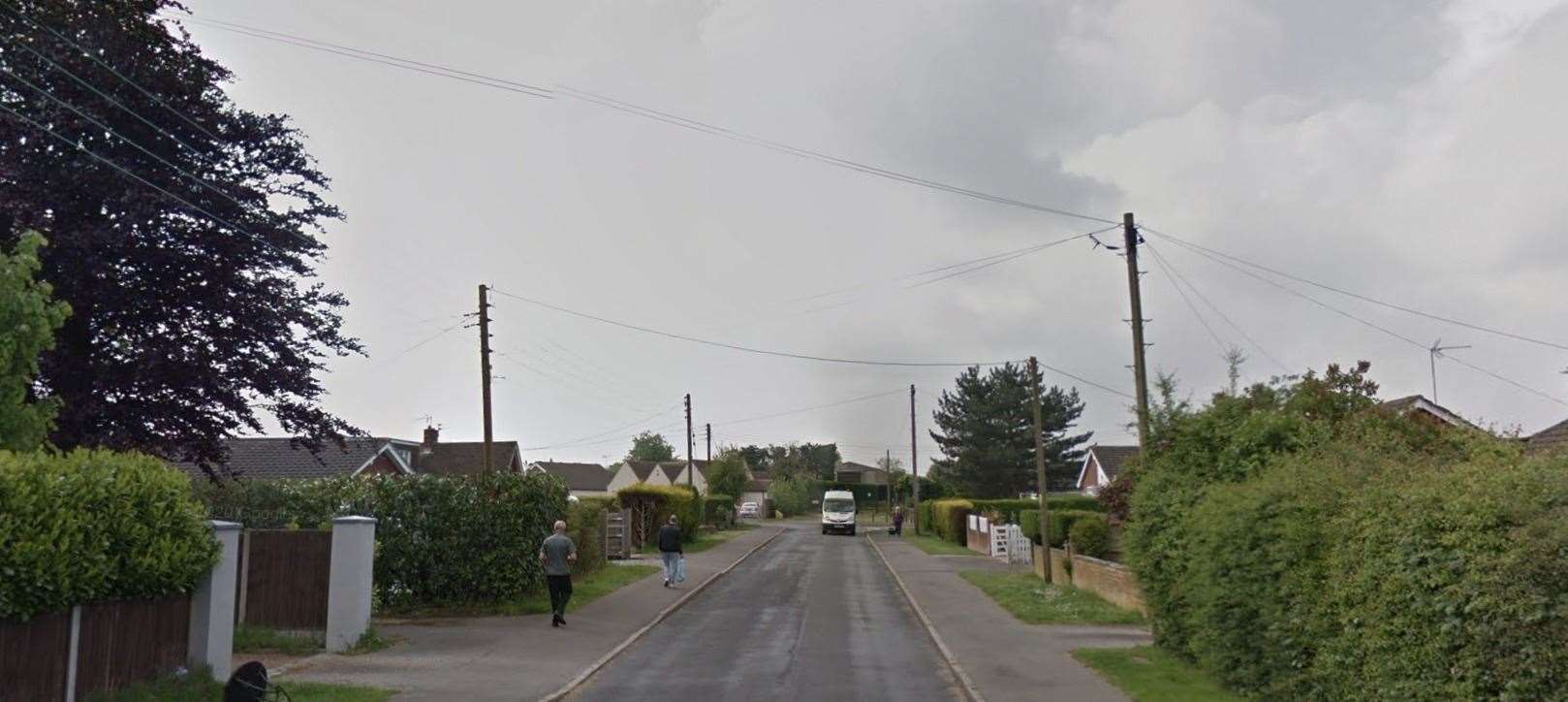 The exposure happened in Hever Avenue, West Kingsdown. Picture: Google Maps