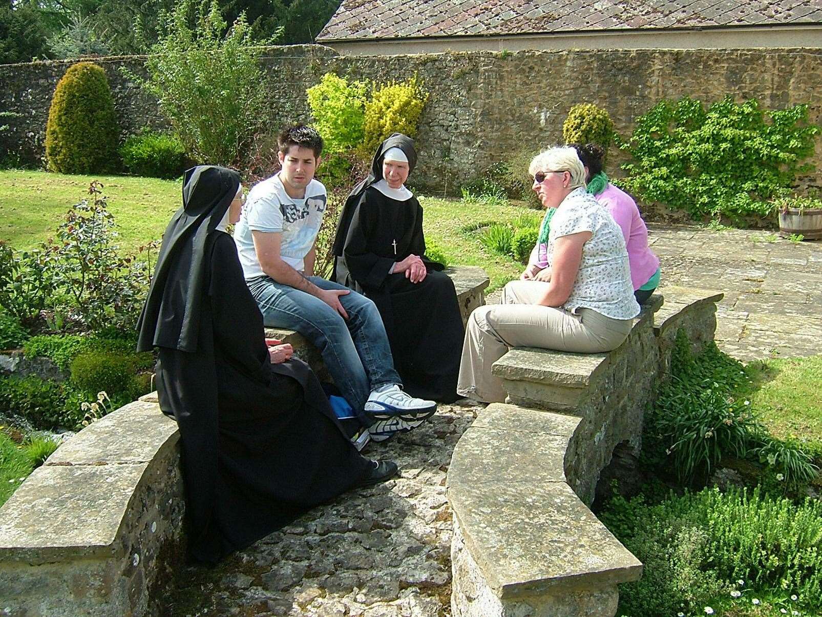 Nuns and guests in St Mary's Abbey in West Malling (7267936)
