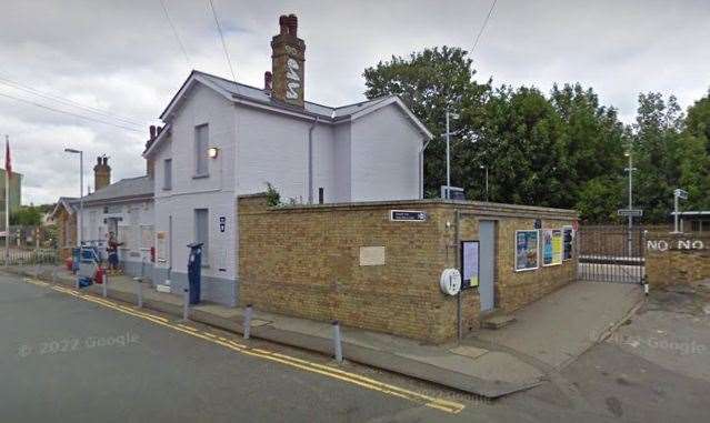Police were called to a railway station in Farningham Road, Dartford, at the weekend. Picture: Google