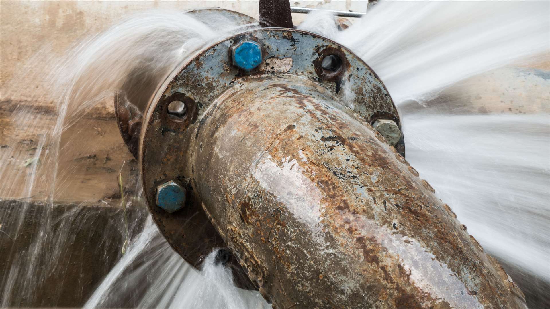 A pipe has burst in Wingham High Street. Picture: iStock