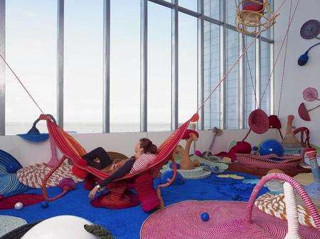 Become part of the artwork with the Maria Nepomuceno installation at the Turner Contemporary