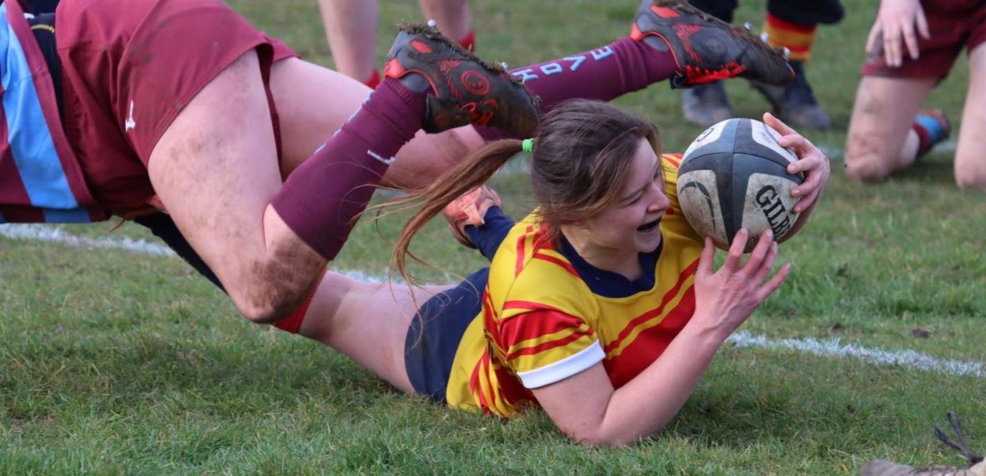 Marisa Gould with the final try of the game for Medway Picture: Face.It Visuals