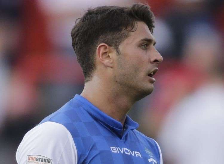 Love Island star Mike Thalassitis playing for Margate FC