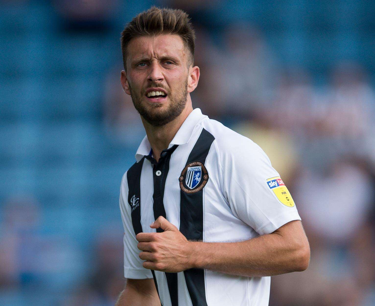 Luke O'Neill is vying with Bradley Garmston for the title of free-kick king at Priestfield Picture: Ady Kerry