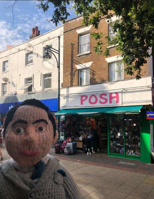 Jimmy Carr was not sure about a shop in Chatham being "Posh". Pic: @jimmycarr via Twitter