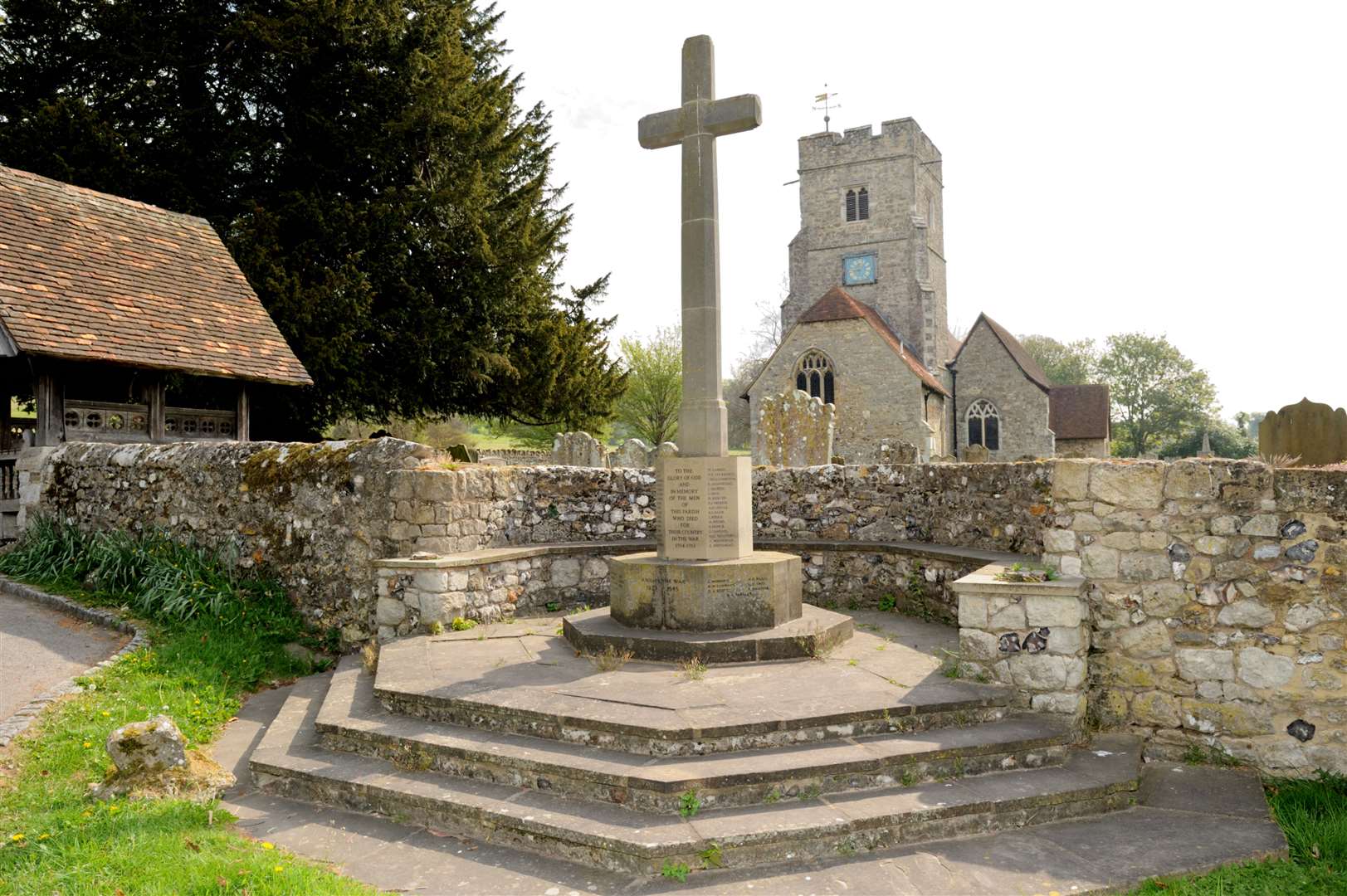 Boxley War Memorial, close to St Mary and All Saints Church