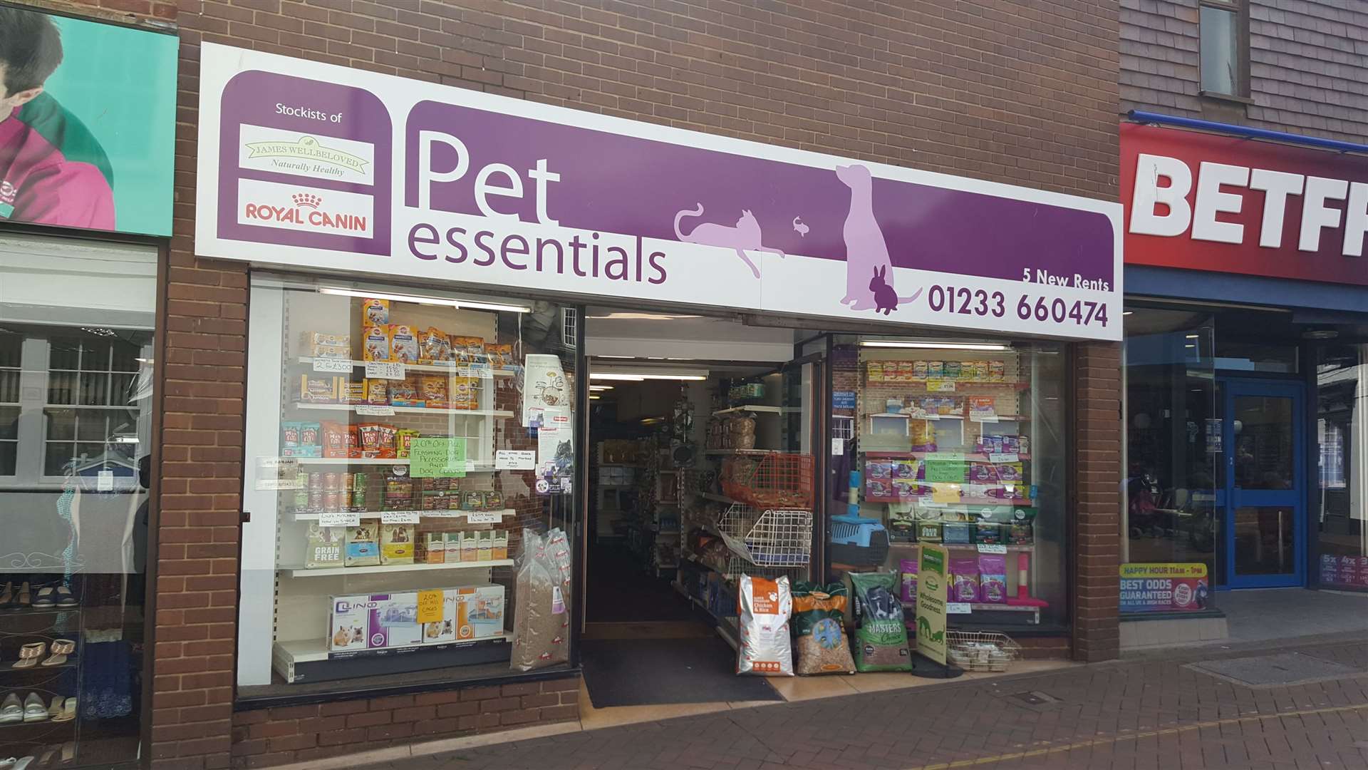 The former Pet Essentials store is one of the shops facing demolition
