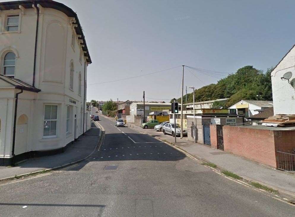 Mitchell was stopped near the junction of Princes Road and Margate Road. Picture: Google Street View