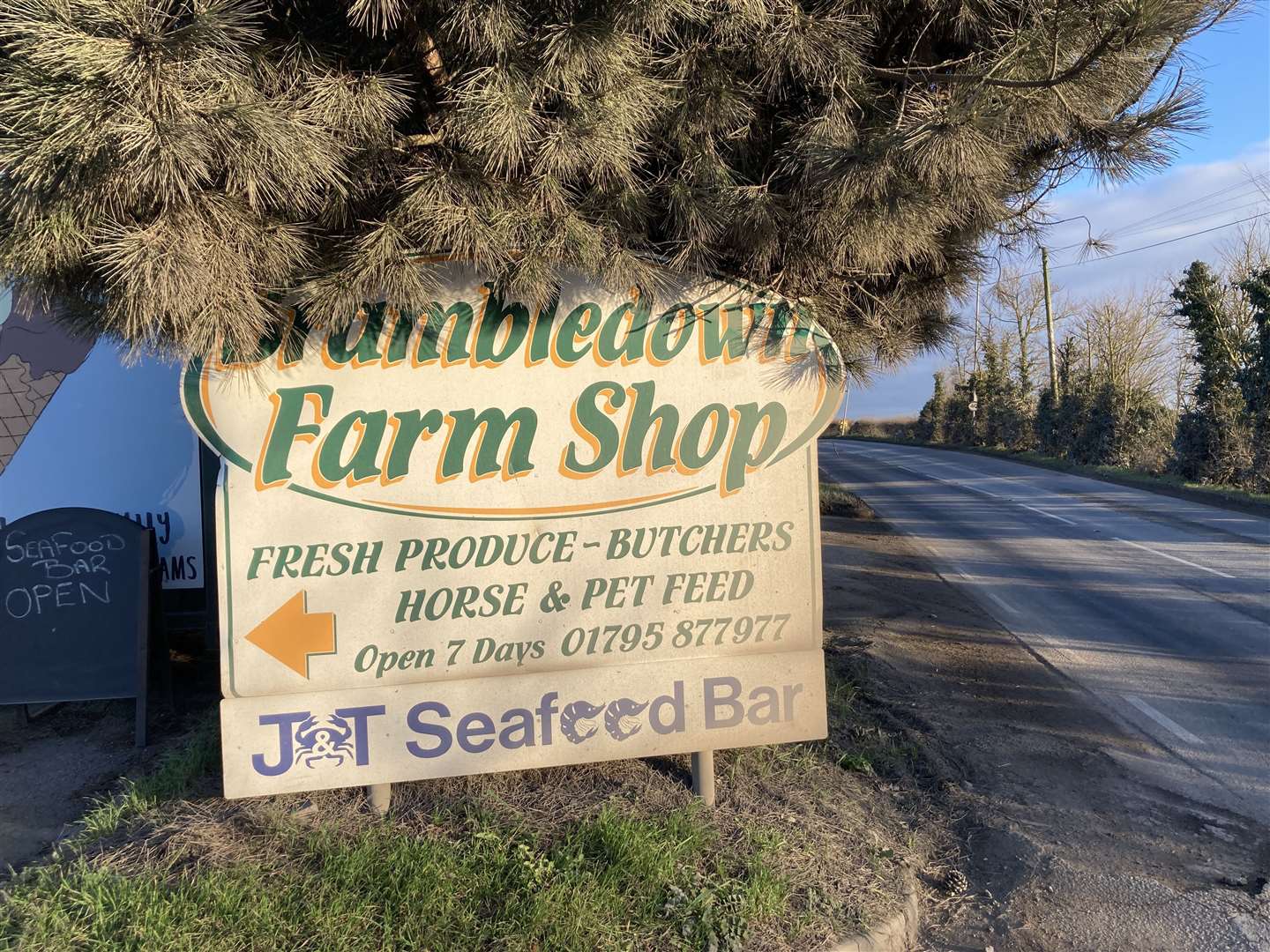 Brambledown Farm Shop on the Isle of Sheppey