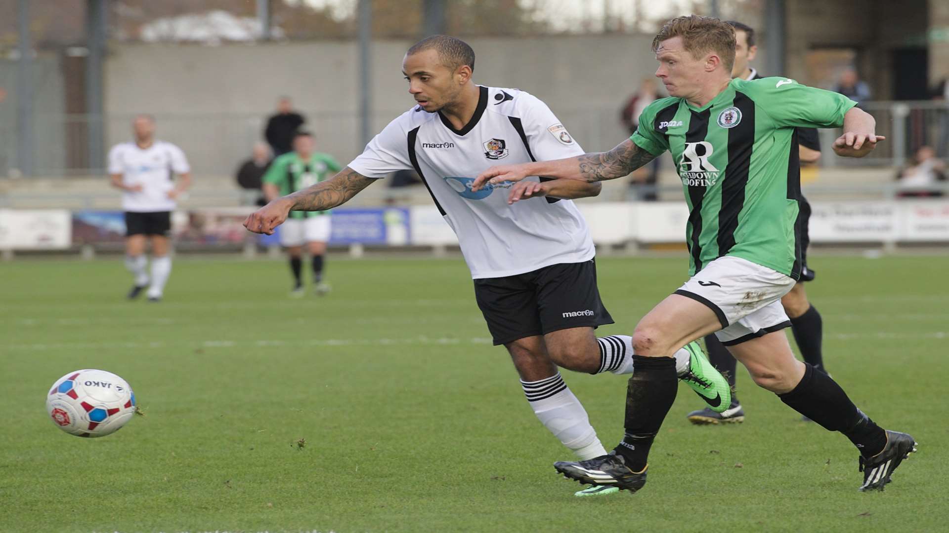 Action from the FA Cup tie between Dartford and Burgess Hill Town in October 2014 Picture: Andy Payton
