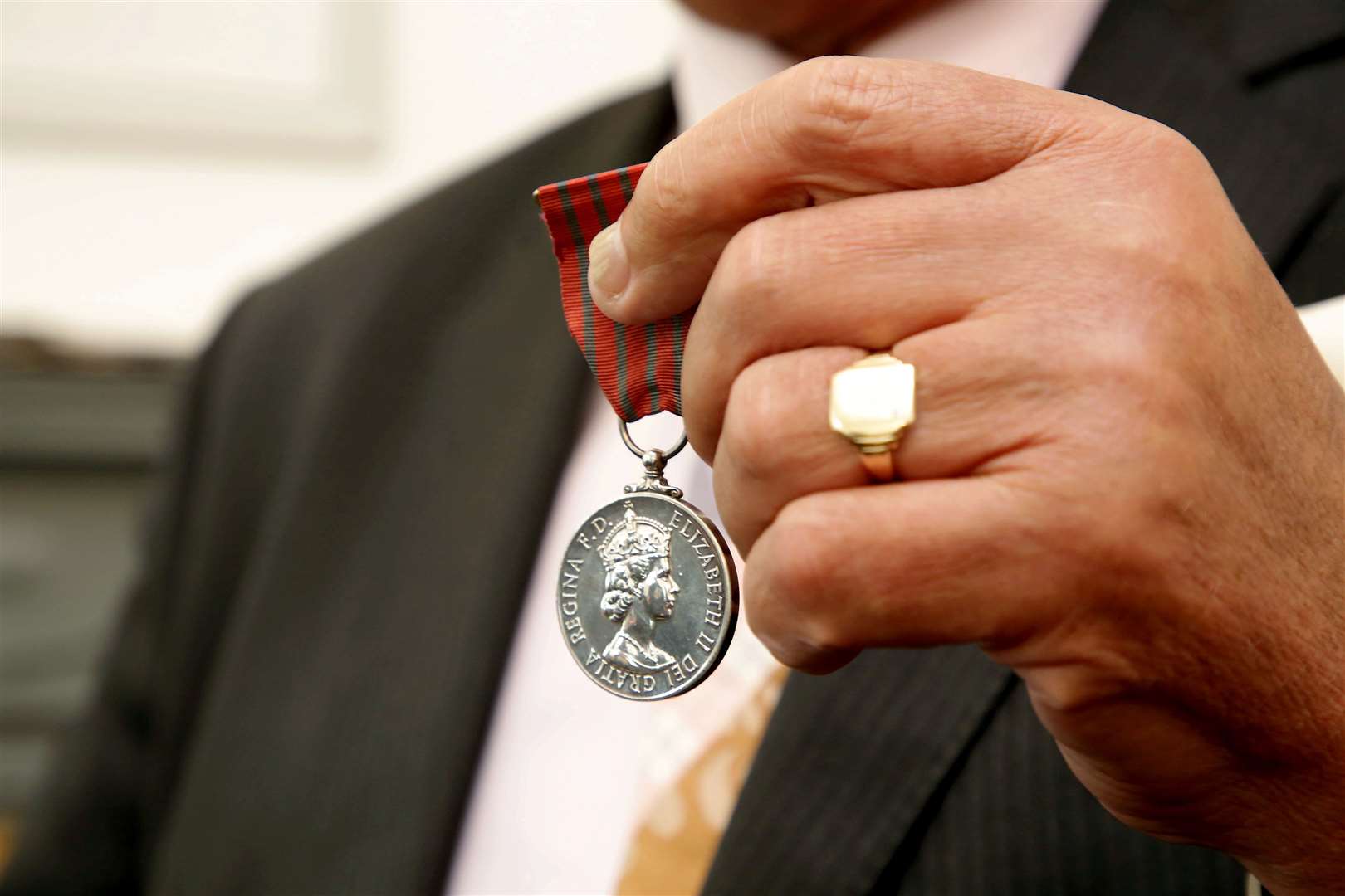 Ronnie sold his George medal for £50,000 at auction. Picture: SWNS